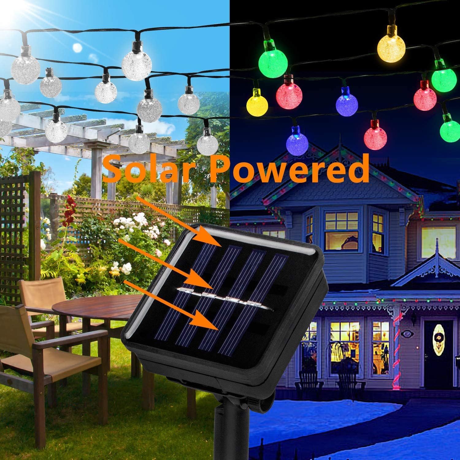 7 mt 50 Led RGB Solar