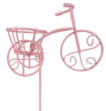 BİSİKLET SEPETLİ ÇUBUKLU PEMBE P10-500
