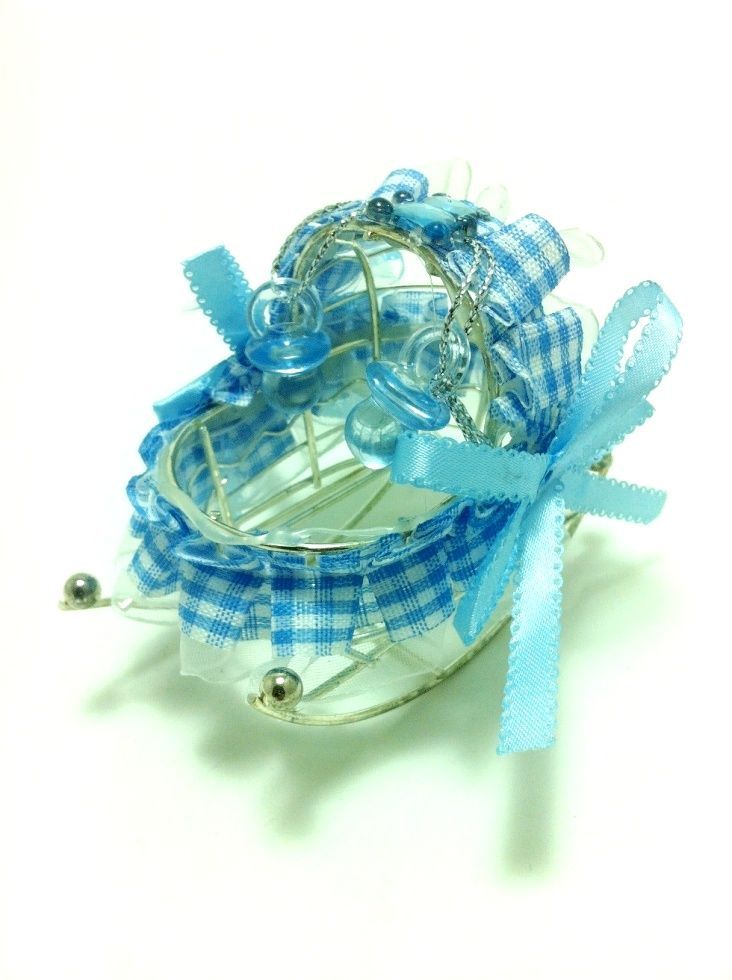 Metal Bebek Beşiği Şeker Obje