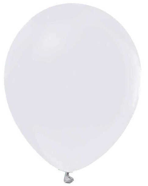 BALON 12'' BASKISIZ METALİK BEYAZ P100