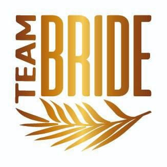 Bekarlığa Veda Partisi Gelin Team Bride Dövmesi Altın Renk