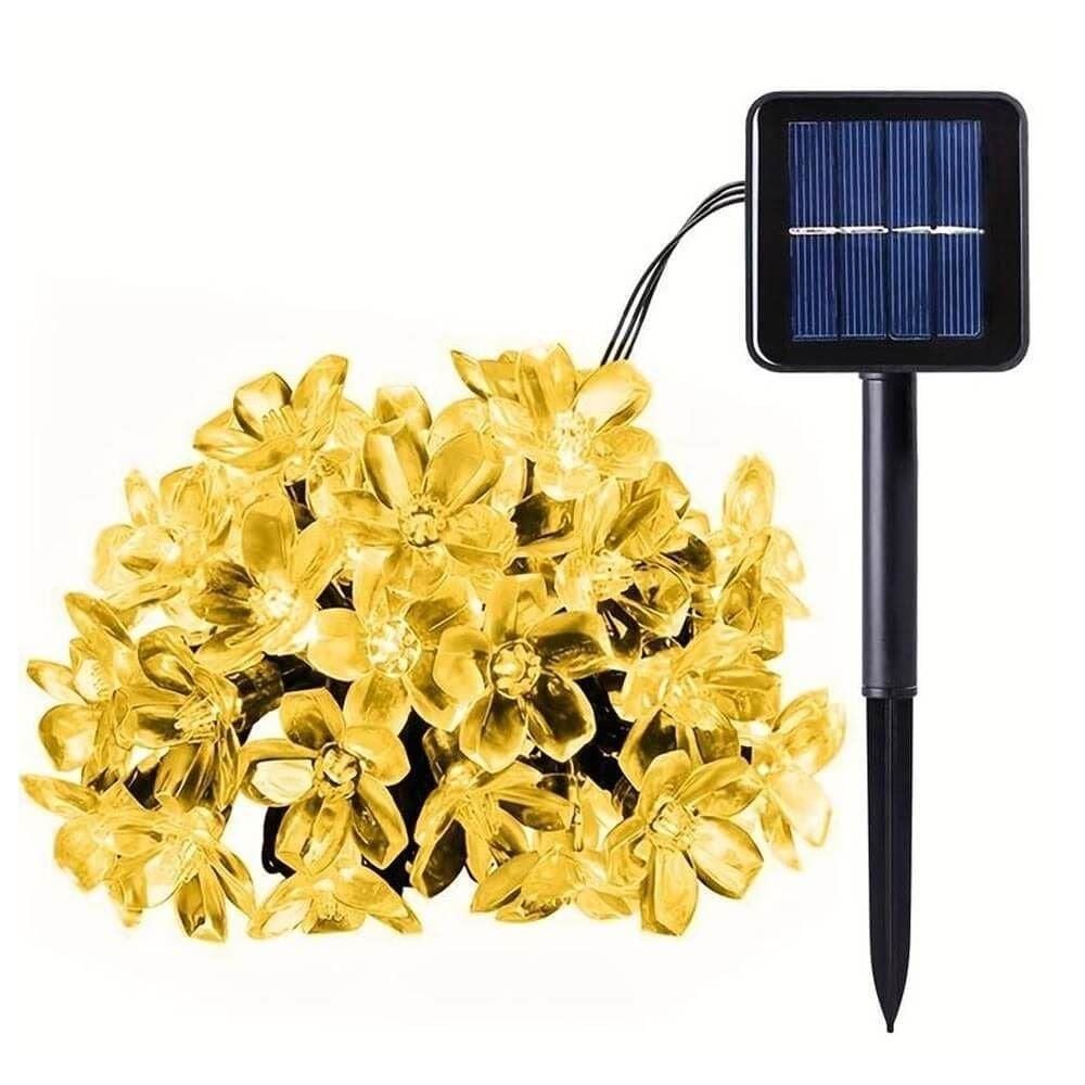 Solar 5mt 50 Led Papatya Gün Işığı 8 Fonksiyonlu