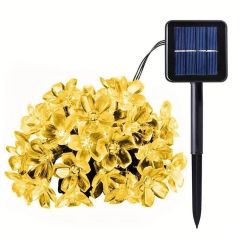 Solar 5mt 50 Led Papatya Gün Işığı 8 Fonksiyonlu