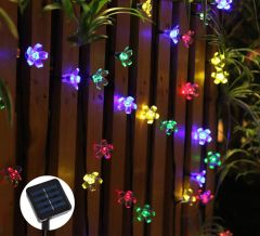 Solar 5 mt 50 Led Papatya RGB 8 Fonksiyonlu