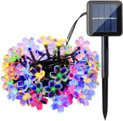 Solar 5 mt 50 Led Papatya RGB 8 Fonksiyonlu