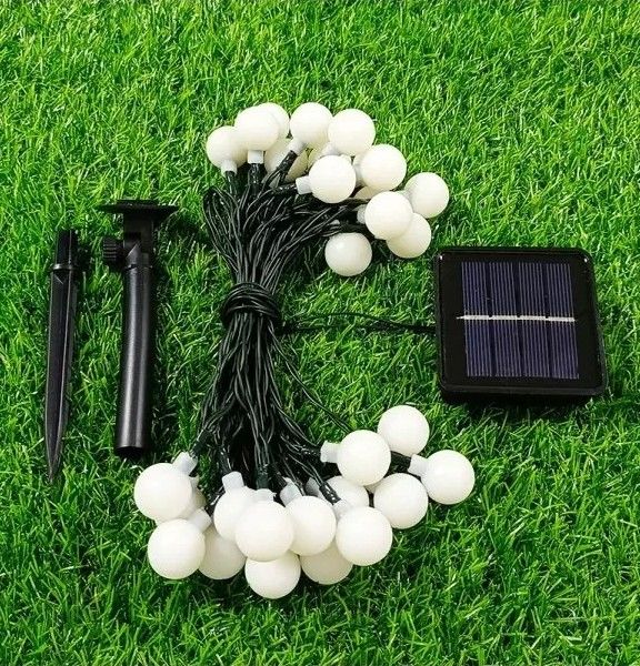 Solar 5 mt 28 Led Top Gün Işığı Siyah Kablolu