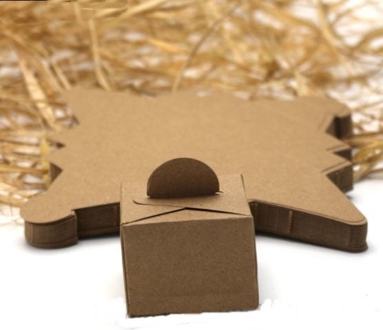 50 li Kraft rengi demonte lokumluk kutusu