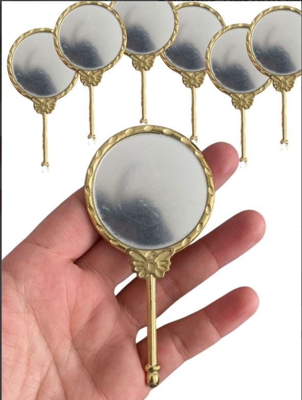 Kelebek Dekorlu Metal Ayna