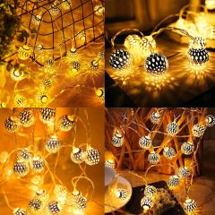 2m 10 Led Fişli Gün Işığı Gold Renk Toplu MZ6200-263