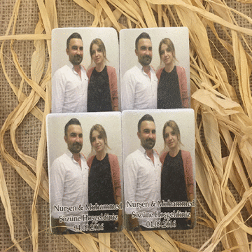Doğal Taş Baskı Magnet Söz,Nişan,Kına,Nikah Kınahediyelik