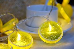 2m 10 Led Pilli 2 Kademeli Limon Led Işık MZ6200-269