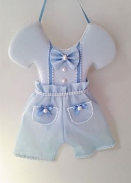 Bebek odası kapı süsü ; Erkek Elbise Şortlu