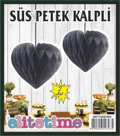 SÜS PONPON KALPLİ SİYAH PK:2 KL:720