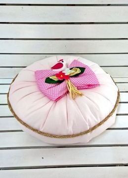 Bebek Takı Yastığı ; Kuşlu Altın Yastığı