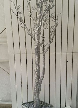 Saksıda Dilek Şeker (kurabiye) Sunum ağacı  90 cm