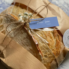 Kraft Şamua Pencereli Kese Kağıdı, Körüklü, V Tabanlı Doğal Ambalaj Poşeti, Hediyelik, Gıda, Butik Paketleme