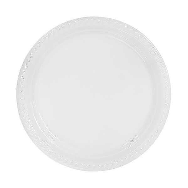 TABAK POLİPROPİLEN 22 CM BEYAZ PK:25 KL:40