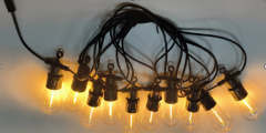 5mt 10 Led Fişli Çardak Gün Işığı (ekleme yapılabilir)