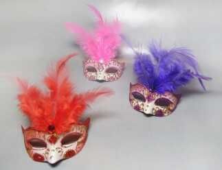 MASKE GÖZLÜK MODELİ SÜSLÜ PEMBE P12-360