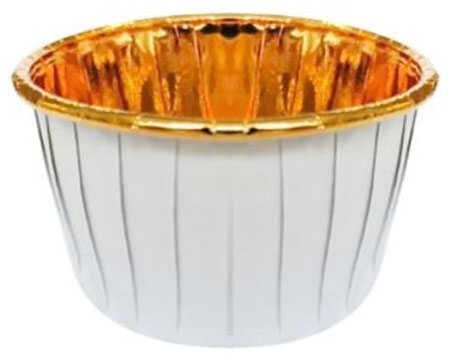 KAP KEK KAPSÜLÜ KARTON METALİZE BEYAZ PK:25 KL:60