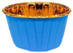 KAP KEK KAPSÜLÜ KARTON METALİZE MAVİ PK:25 KL:60