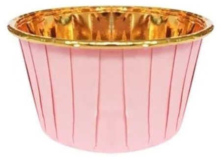 KAP KEK KAPSÜLÜ KARTON METALİZE PEMBE PK:25 KL:60