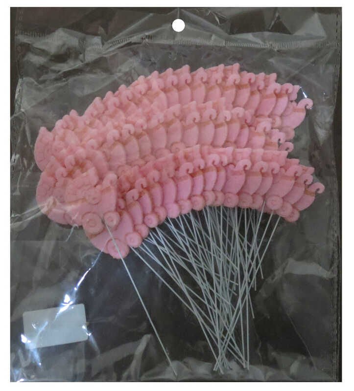 KEÇE PUSETLİ VE  TELLİ PEMBE P50-200