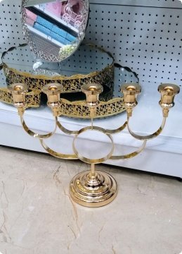 5 li masa şamdanı (44 cm * 35 cm) ALTIN