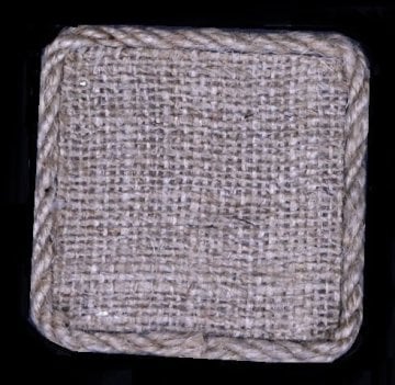 KARE  mıknatıslı çuval süs