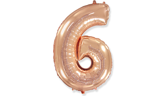 FOLYO BALON İSPANYA MALI 6 ROSE GOLD 32 İNC PK:1