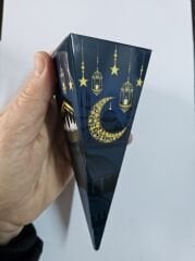25 Li Karton Kabe Desenli Ramazan Mevlüt Şekeri Boş Karton Külah