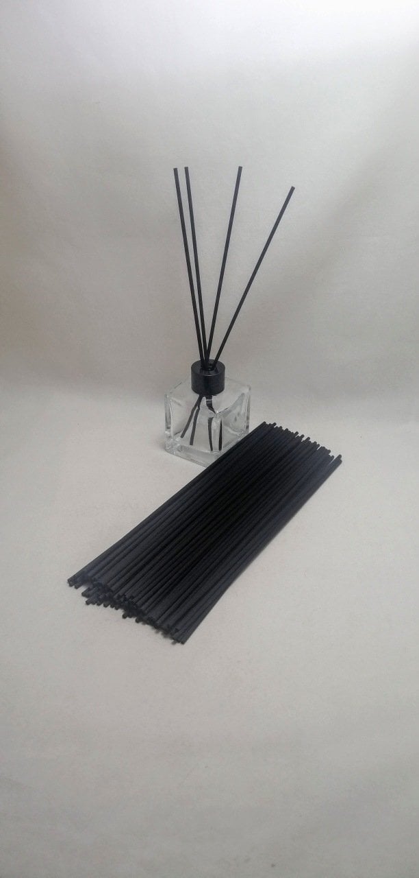 24 Cm Siyah Fiber Bambu Çubuk (Koku Şişesi İçin)