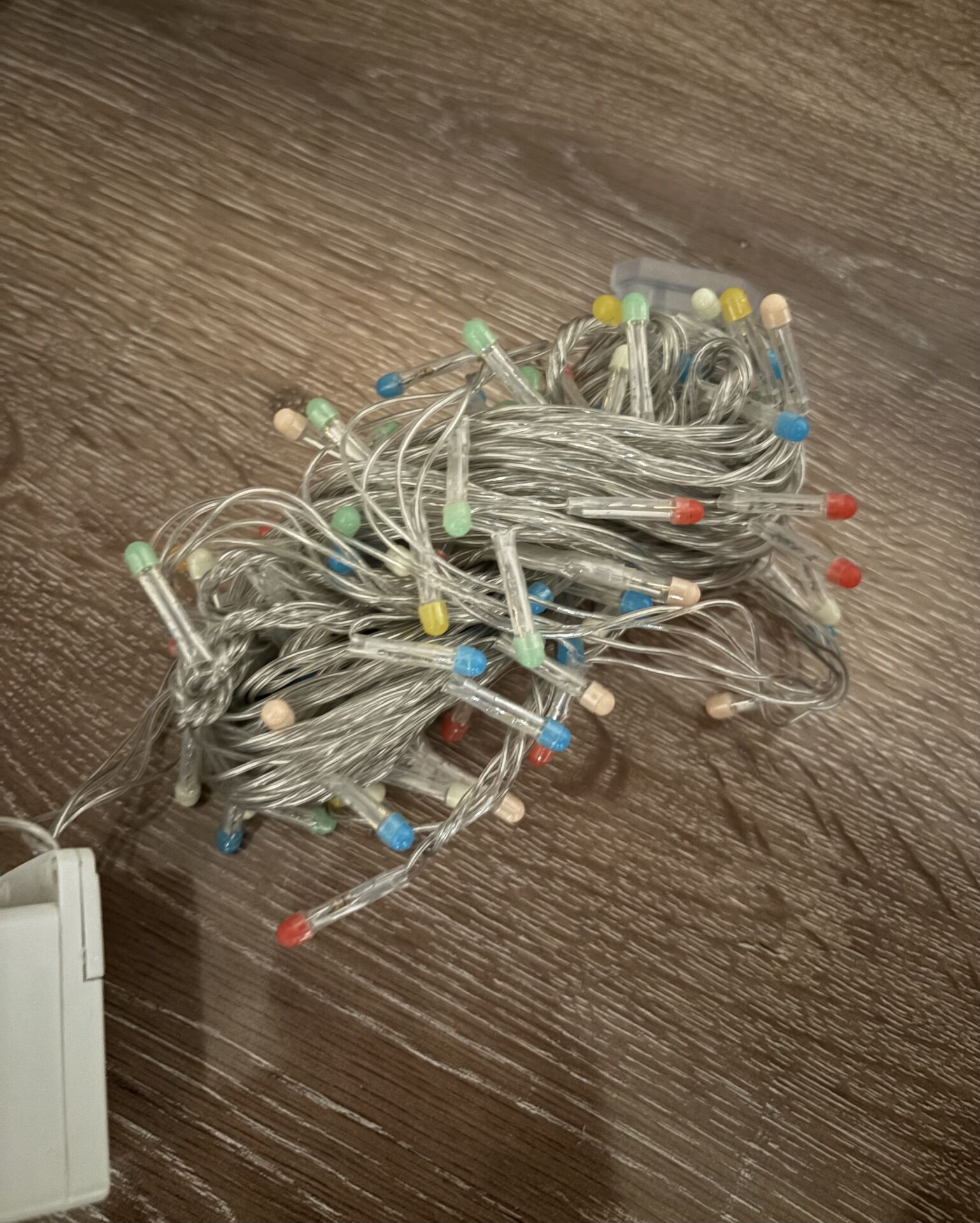 10m 100 Led Damla Uçlu RGB Işık Şeffaf Kablo MZ-17-10