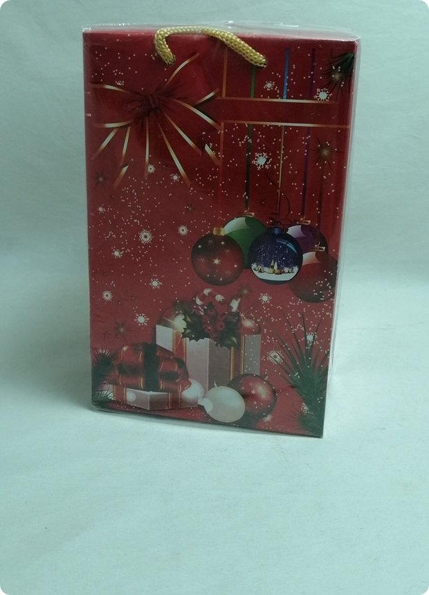 25 Li Yılbaşı Hediyelik Karton Çanta 11x17 Cm Poşet