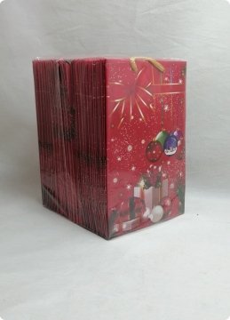25 Li Yılbaşı Hediyelik Karton Çanta 11x17 Cm Poşet