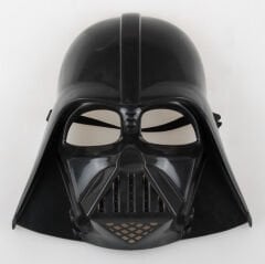 Çocuk Boy Yıldız Savaşları Star Wars Darth Vader Maskesi ve 90 cm Pelerin Seti Siyah