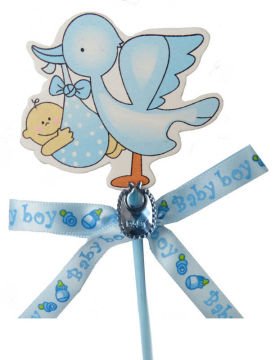 BEBEK LEYLEKLİ ÇUBUKLU MAVİ P10-500