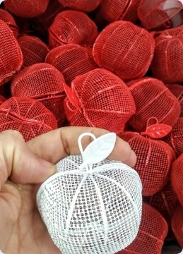 20 li Metal / Tel Elma Şeker Objesi