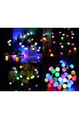 5 Metre 28 Led Pilli Rgb (Karışık Renkli) Mini Top Led