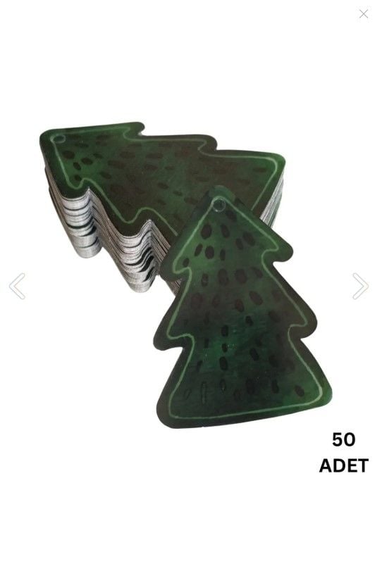 50 Li Yılbaşı ''Çam Ağacı'' Hediye Kartı / Etiketi