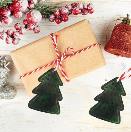 50 Li Yılbaşı ''Çam Ağacı'' Hediye Kartı / Etiketi