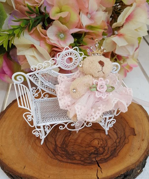 Süslü ; 45 * 45 cm Minyatür Setli Kapı Oda Süsü