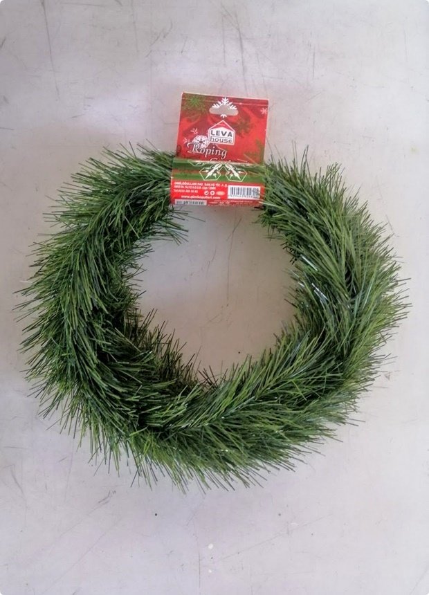 Yeşil Renk Yılbaşı Çam Garland Süsü