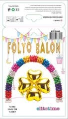FOLYO BALON KALP ÇİÇEKİ ALTIN 13 INC PK:1 KL:400