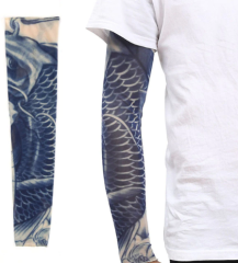 Giyilebilir Kol Dövmesi Çorap Dövme 3D Baskılı Kol Bacak Dövme 2 Adet Model 12