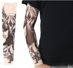 Giyilebilir Kol Dövmesi Çorap Dövme 3D Baskılı Kol Bacak Dövme 2 Adet Model