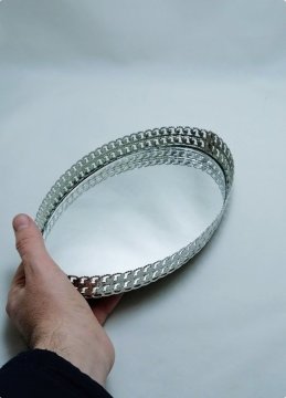 Orta boy oval & yuvarlak parti malı tepsi