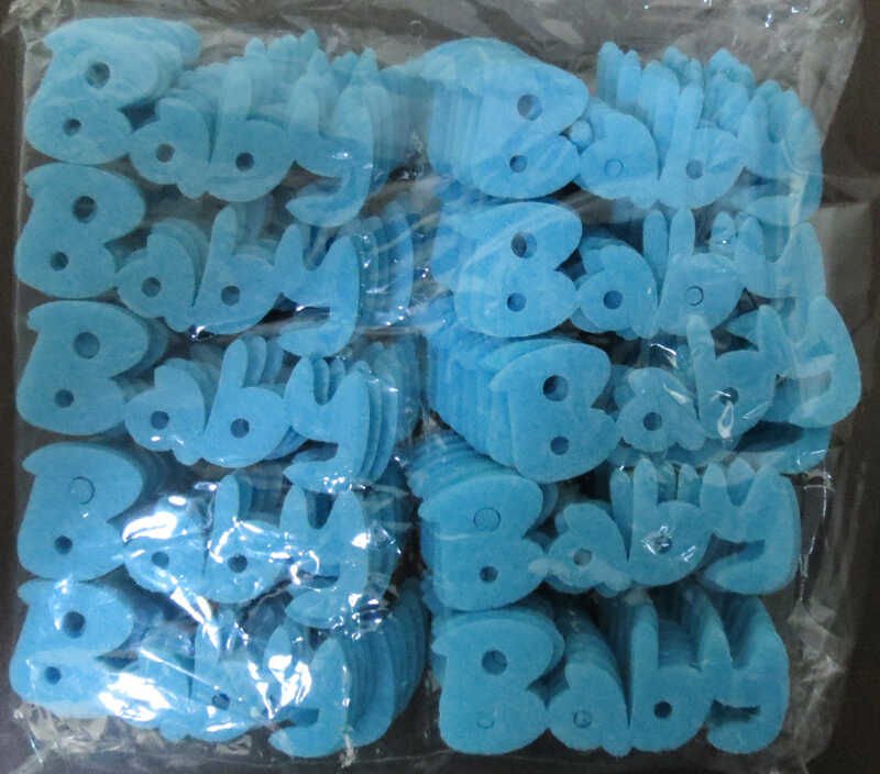 KEÇEDEN YAZI BABY MAVİ P100-100